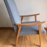 Scandinavian armchair compass feet