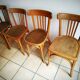 Série de quatre chaises bistrot