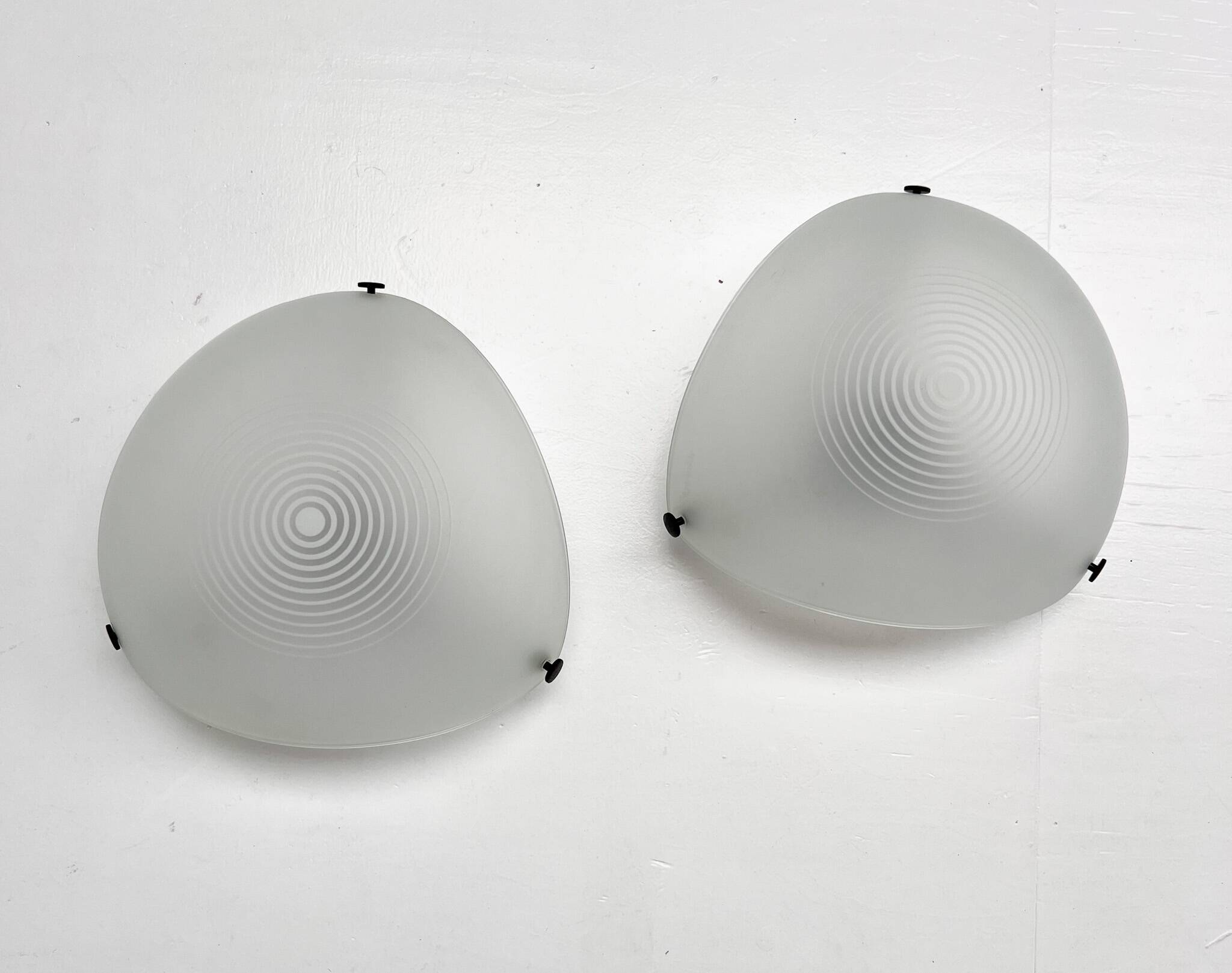 Set wall lamps by Ernesto Gismondi for Artemide, 1980s