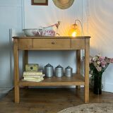 Antique wooden console