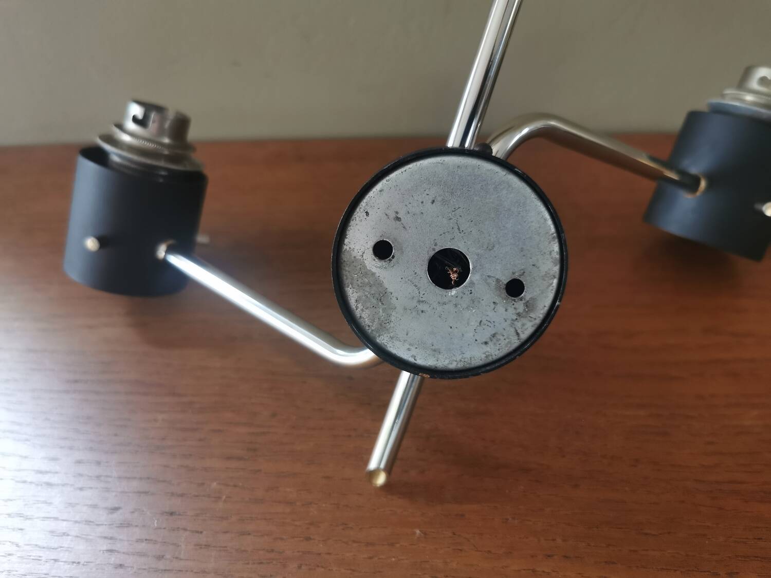 Vintage double wall light from the 60s