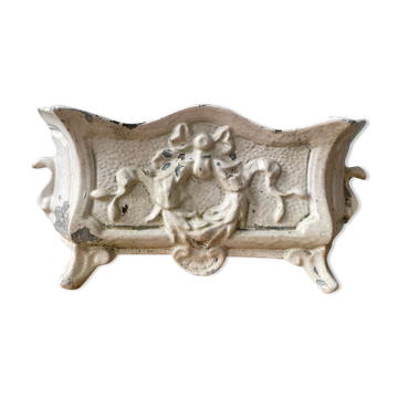 Ancienne jardinière en fonte Médicis, fin XIXème
