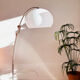 Vintage booglamp jaren 70 Hustadt Leuchten