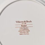 6 flat plates Villeroy & Boch basket model