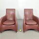Loge Lounge Chairs in Leather by Gerard van den Berg for Montis, 1990s, Set of 2