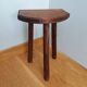 Tripod stool cowherd end of sofa