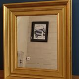 Mirror solid wood frame gilded