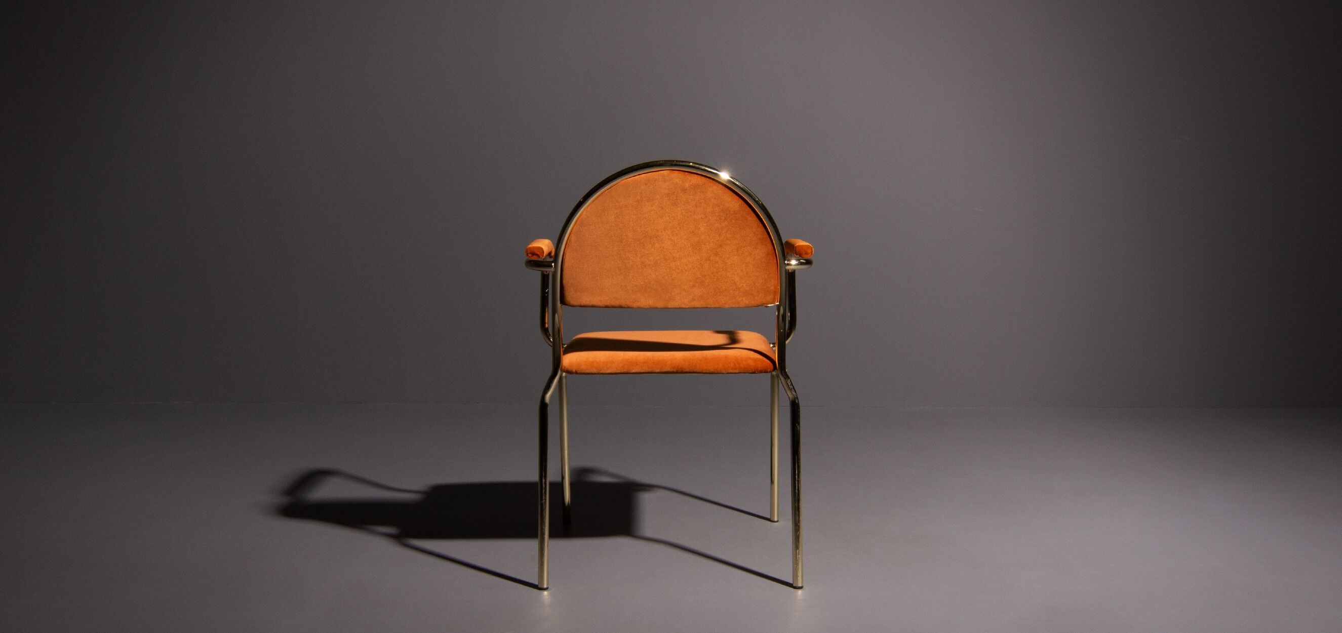 Hollywood Regency chair with or without armrest