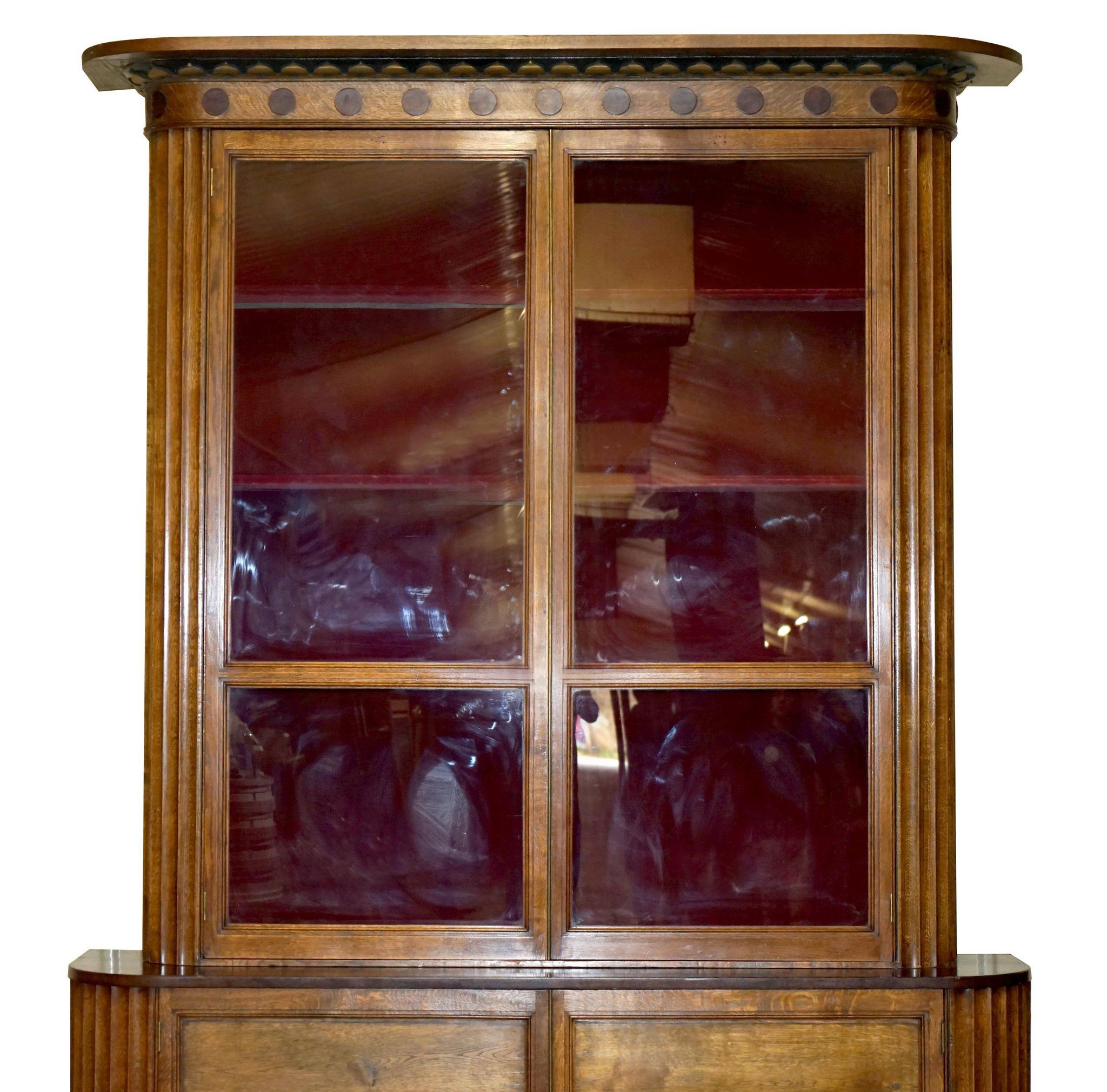 Library with drawers in the style of Samuel Pepys 1666