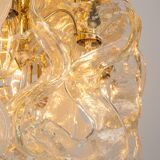 Ceiling light Catena with Murano glass by Kalmar, Austria, 1960.