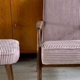 Armchair & ottoman 300-190