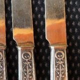 Set of 12 teaspoons in silver vermeil punch Minerve model net