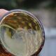 Set of 6 vintage Pernod amber glass glasses – H9 cm Ø7 cm – Bi collection