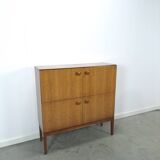 Palissander fineer Palette Möbel kast met 4 vakken en ronde grepen