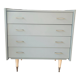 Commode vintage années 60 pieds fuseaux