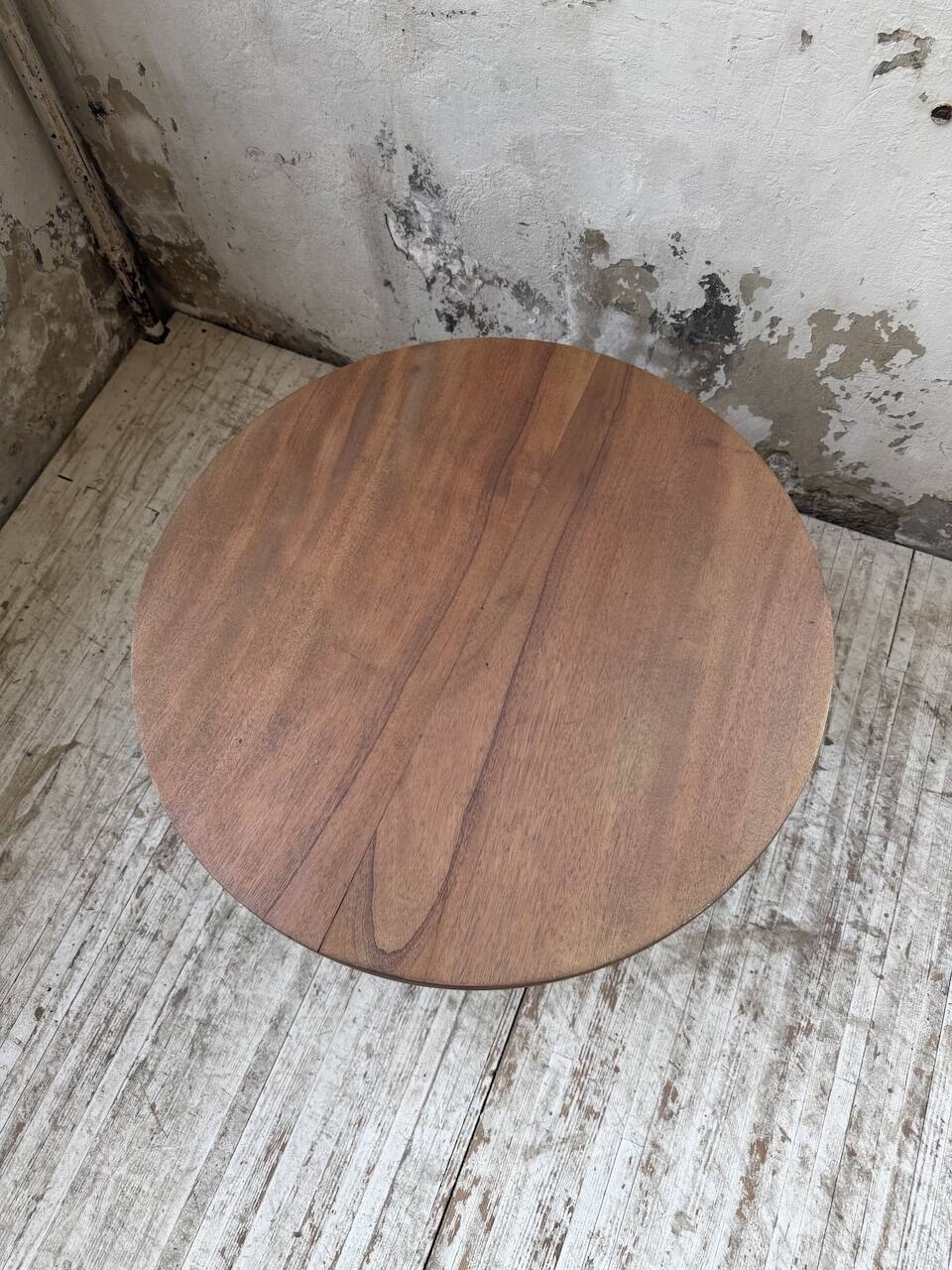 Constructivist gueridon 1950 mahogany