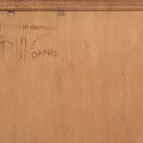 Midcentury Danish lowboard in teak with 2 sliding doors by Hundevad 1960s - 138cm