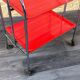 60s 70s serving trolley dinette side table space age red design