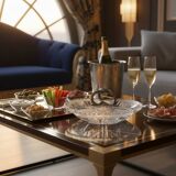 Mendiant Platter - Art Nouveau - Early 20th century - Pressed glass - Must-have