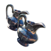 Pair of Art Deco pitchers • Thulin Faience (Belgium)