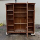 Art Nouveau display bookcase in walnut, circa 1910