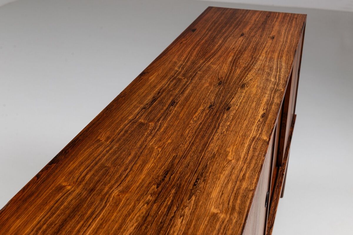 Unusual highboard or sideboard in rosewood Denmark 1967
