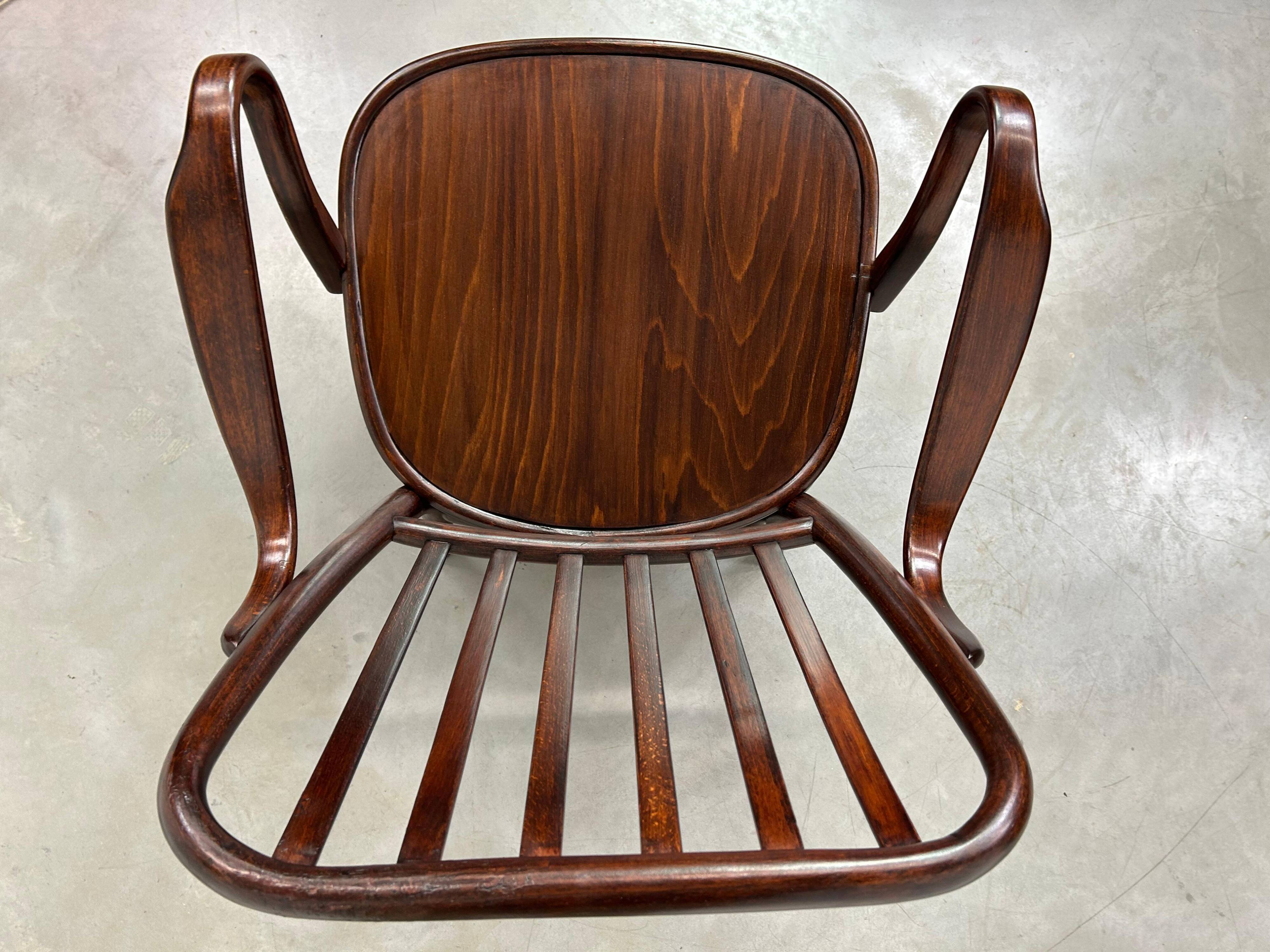 Art Deco armchairs A752F by Josef Frank for Thonet Mundus