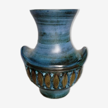 Jean de lespinasse vase 29cm ceramique 1960