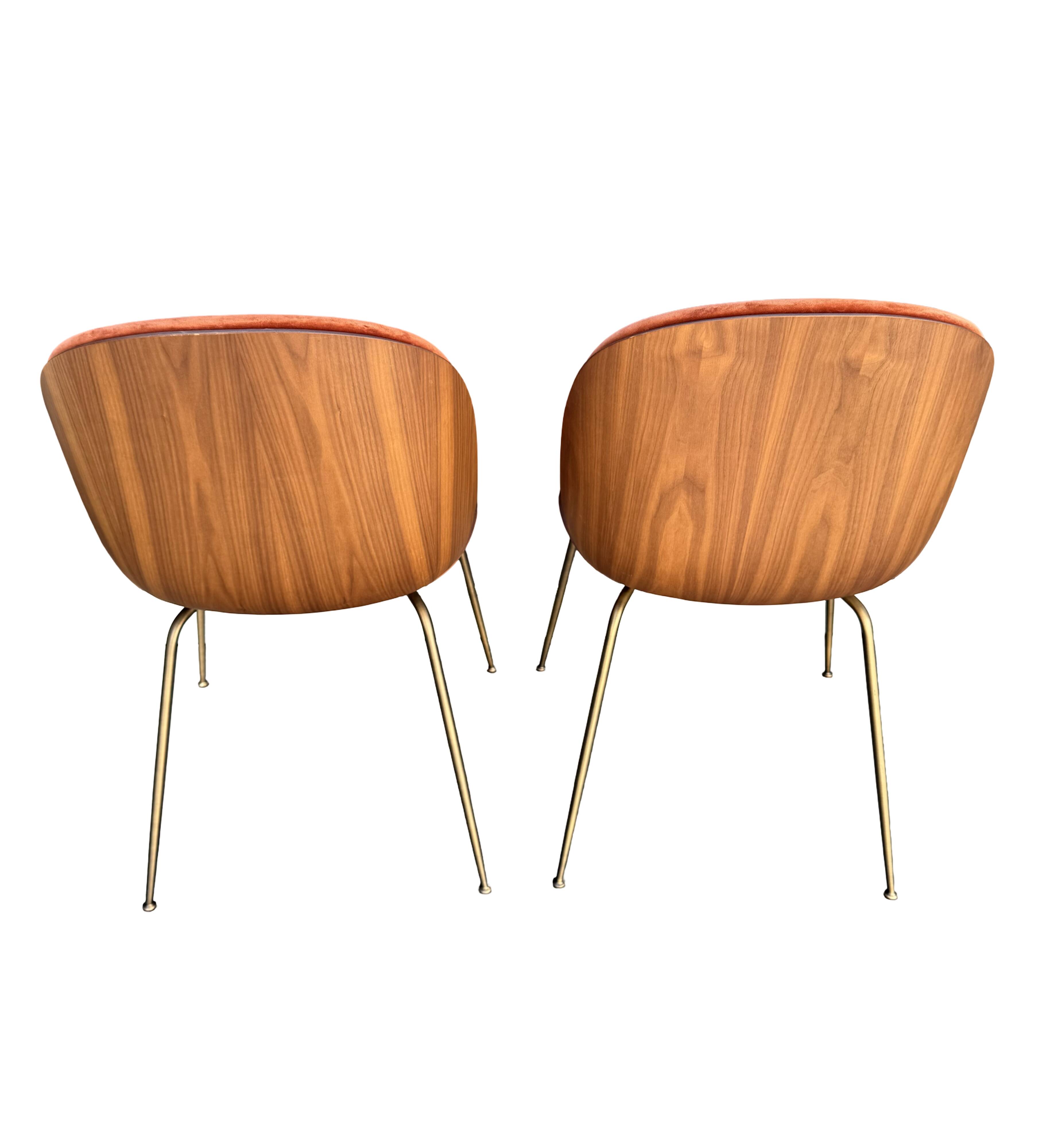 Pair of Gubi Beetle Chairs