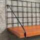 Wall shelf by Pierre Guariche for Meurop from the 60s-70s.