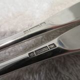 Cuillère et fourchette de service métal argenté orfèvre Christofle Duo