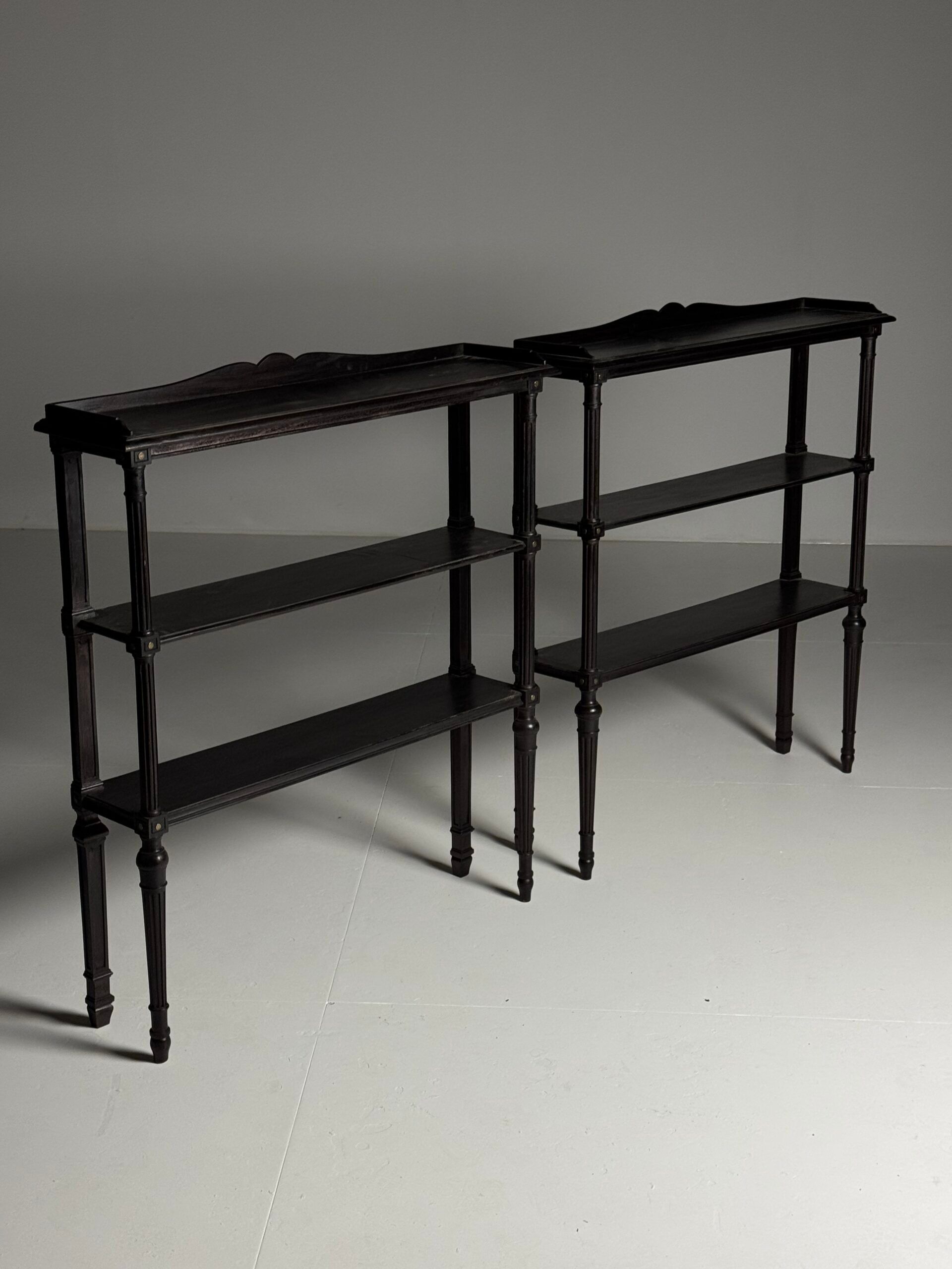 Ensemble de 2 étagères vintage