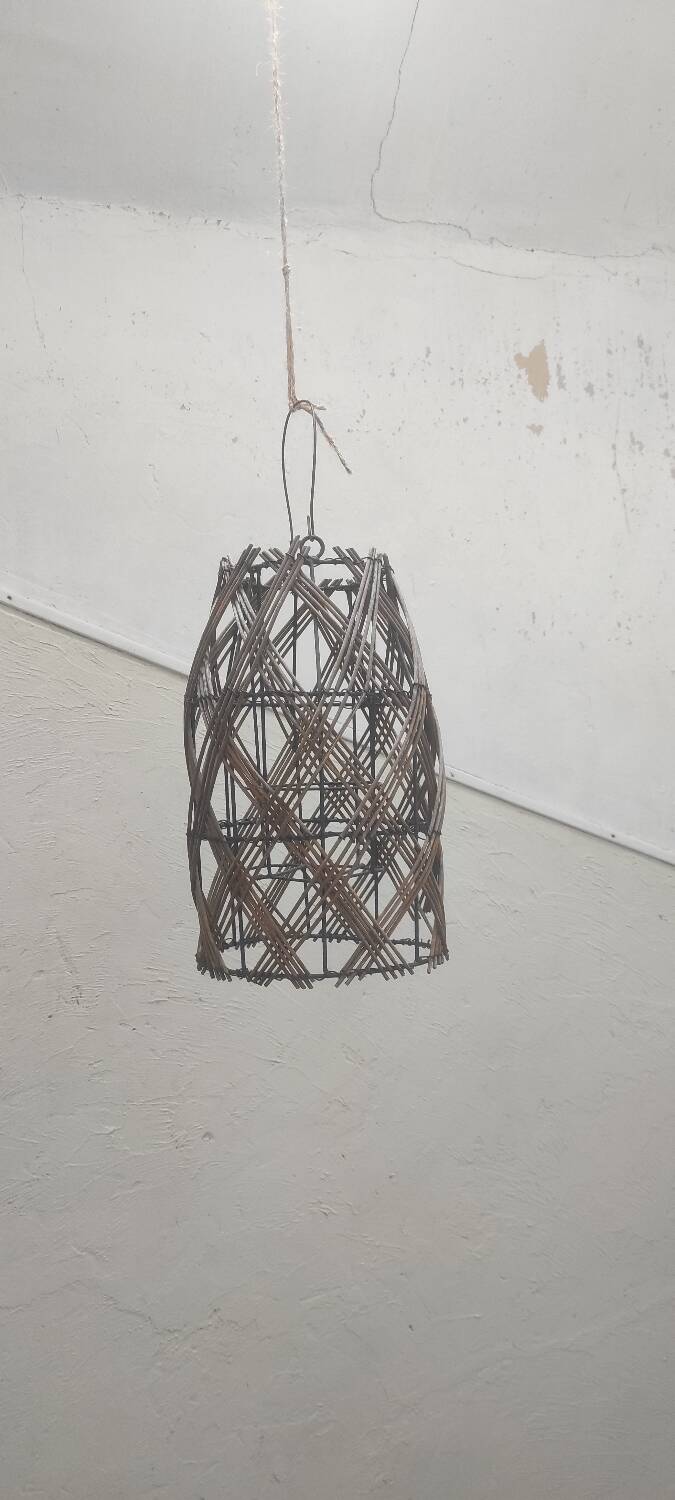 Rattan pendant light