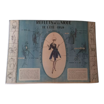 Publicité Reflets de la mode 1959