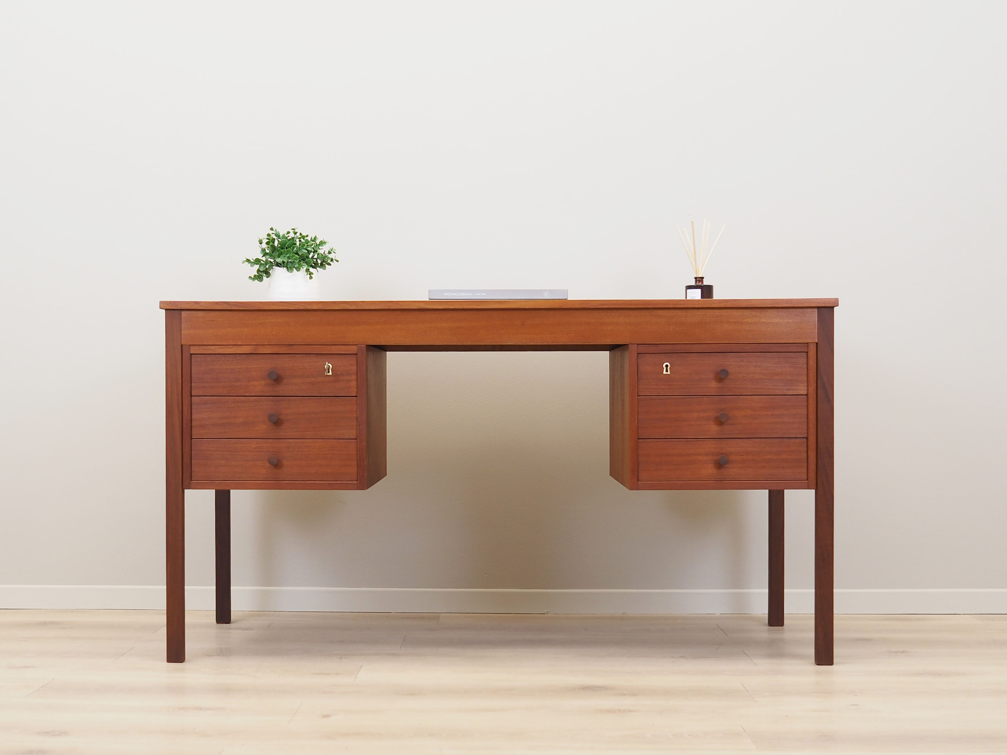Teak desk, Danish design, 1970s, made in Denmark