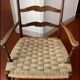 Provencal armchair fireplace corner