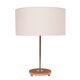 Table or Desk lamp Leather inlay attrib to J.T.Kalmer 1960s