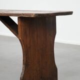 Timeless and characterful antique English hallway bench / bench for the dining table made of pinewood