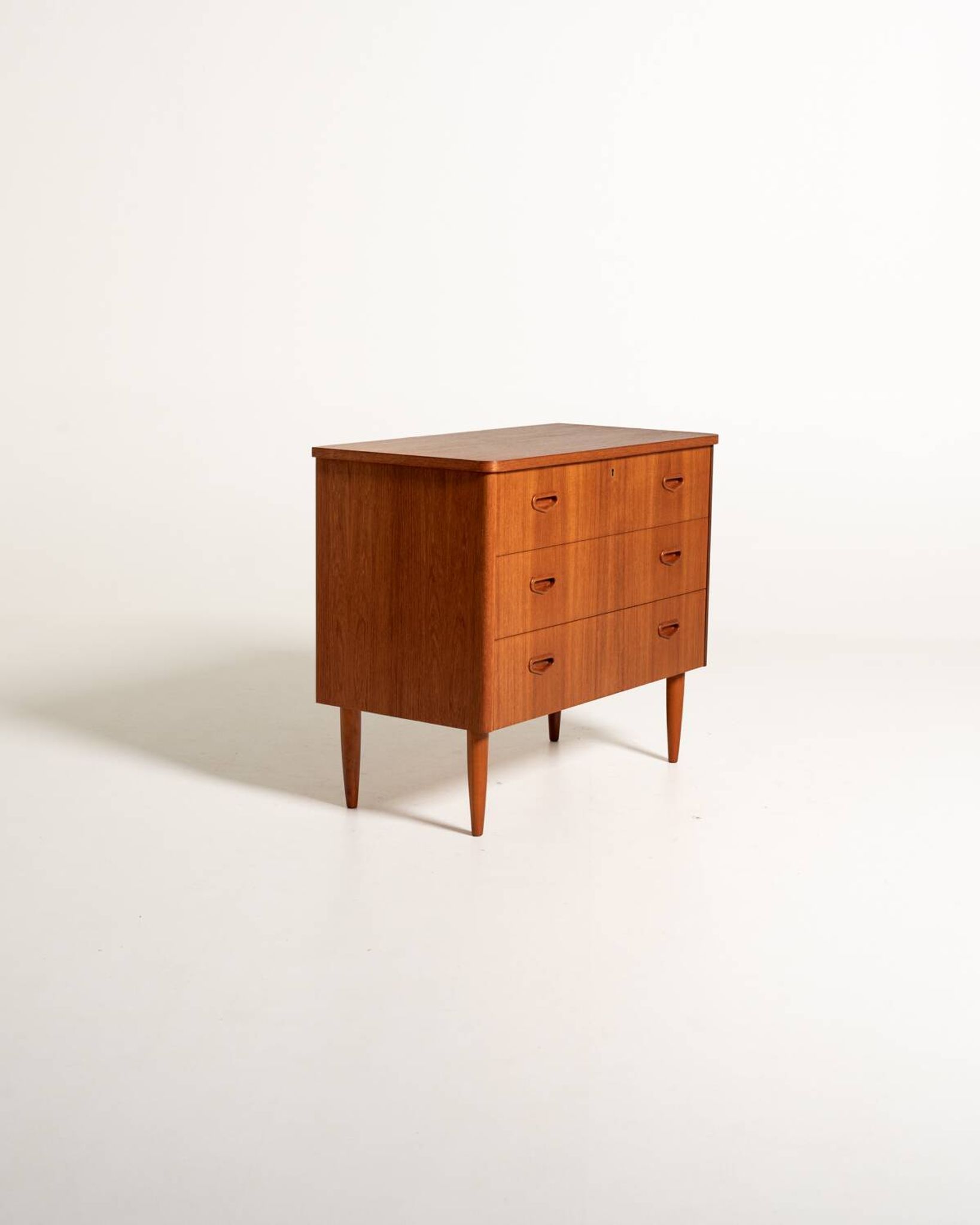 Scandinavian Teak Chest of Drawers, 1950s/60s