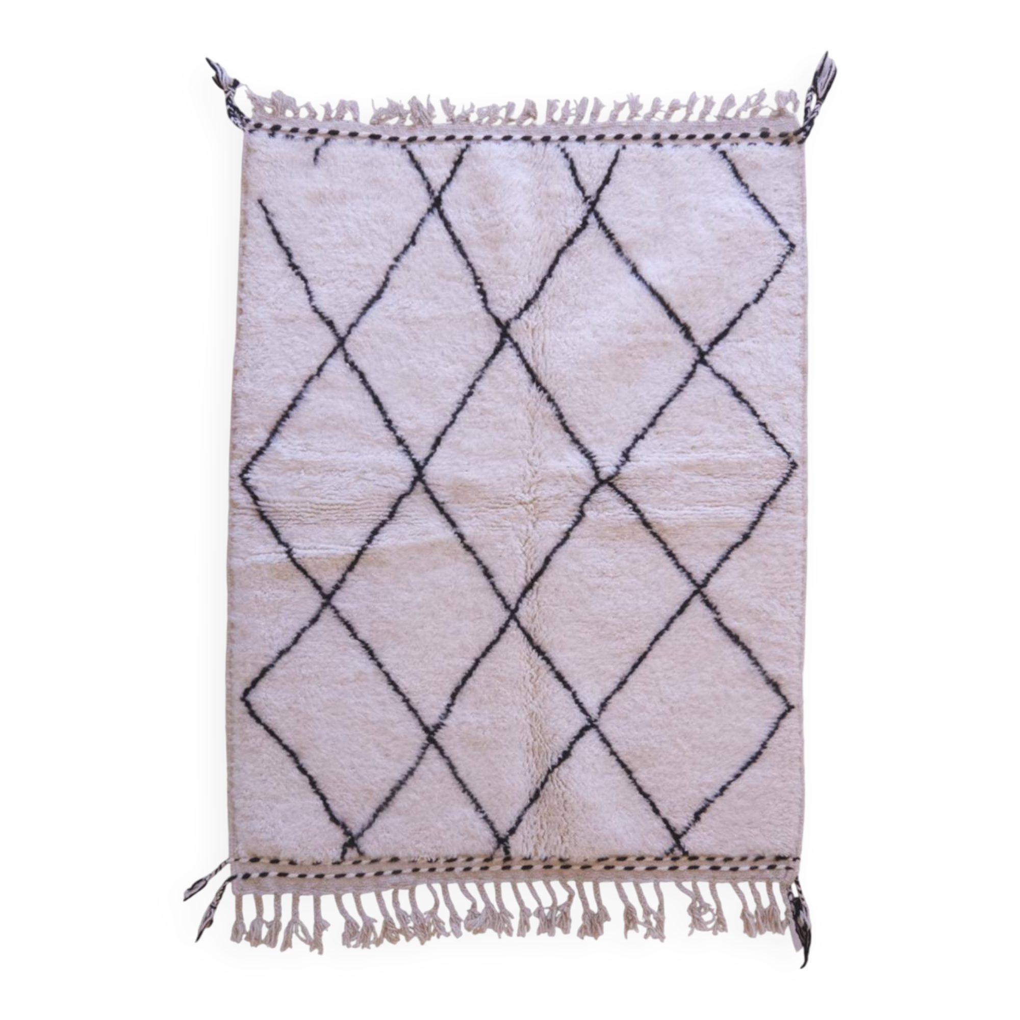 Beni Ouarain rug from Morocco - 181 x 133 cm