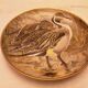 FRANKLIN PLATE HAVILAND LIMOGES PORCELAIN SIGNED BAZIL EDE