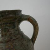 Vase pichet en grès gris-vert
