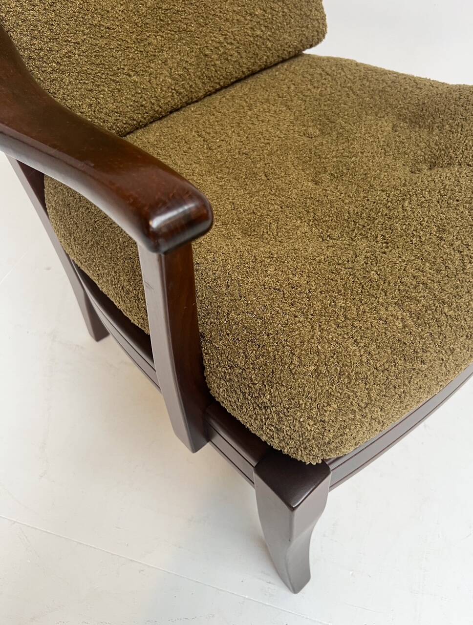 Re-upholstered Swedish arm chair bij Engens Mobelfabrik, 1970s