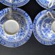 Magnifique lot de Tasses & Soucoupes China Blau - Tuppack Tiefenfurt