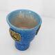 Rimini Blu ceramic mug vase by Aldo Londi for Bitossi Italy 1970