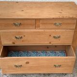 English style chest of drawers 1920 pine and pitchpin