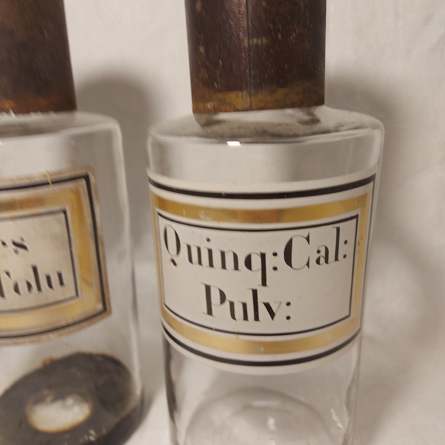Set of apothecary jars