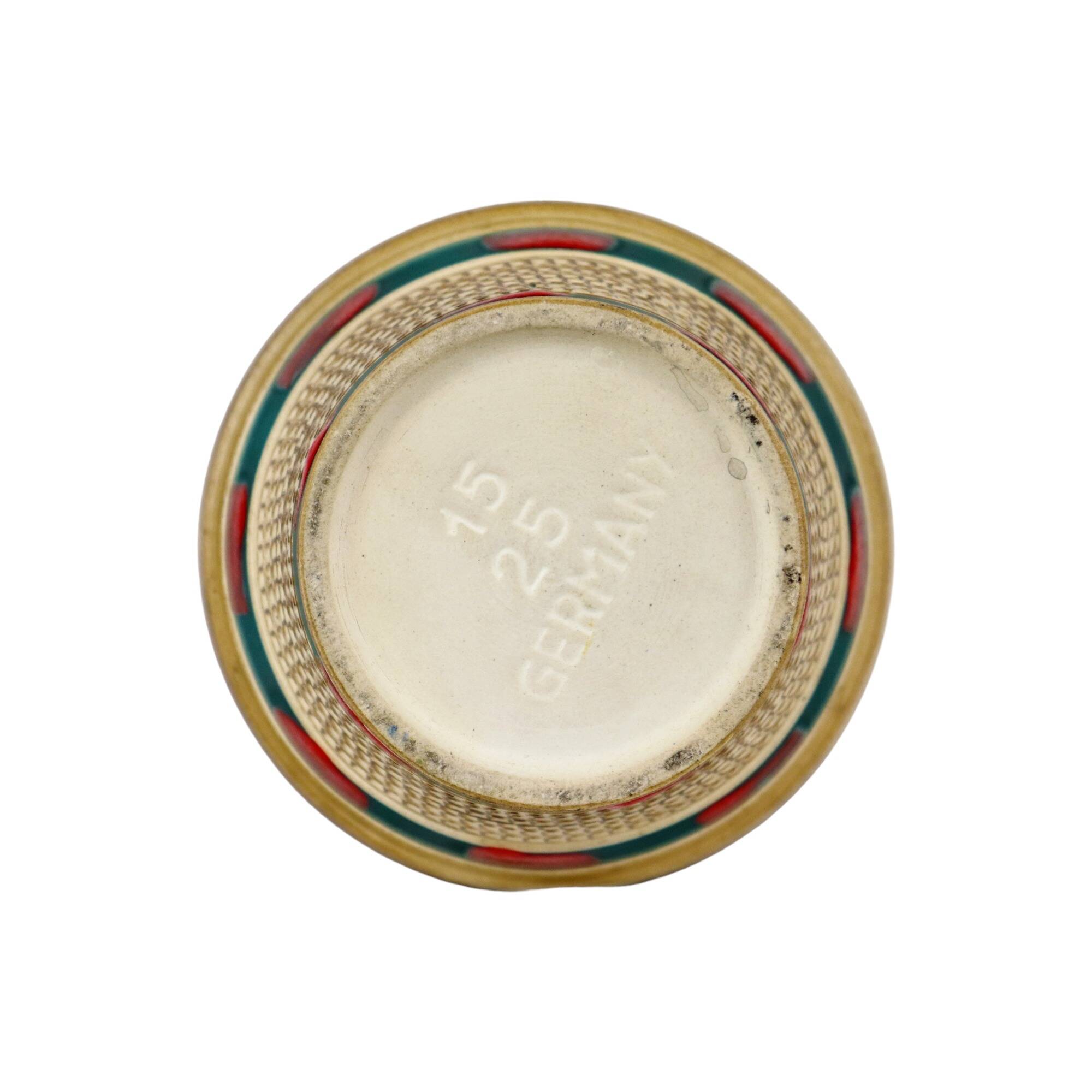 Small West Germany Vase Vintage Ceramics Sixties D&B 25cm