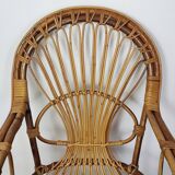 Rattan armchair 60'