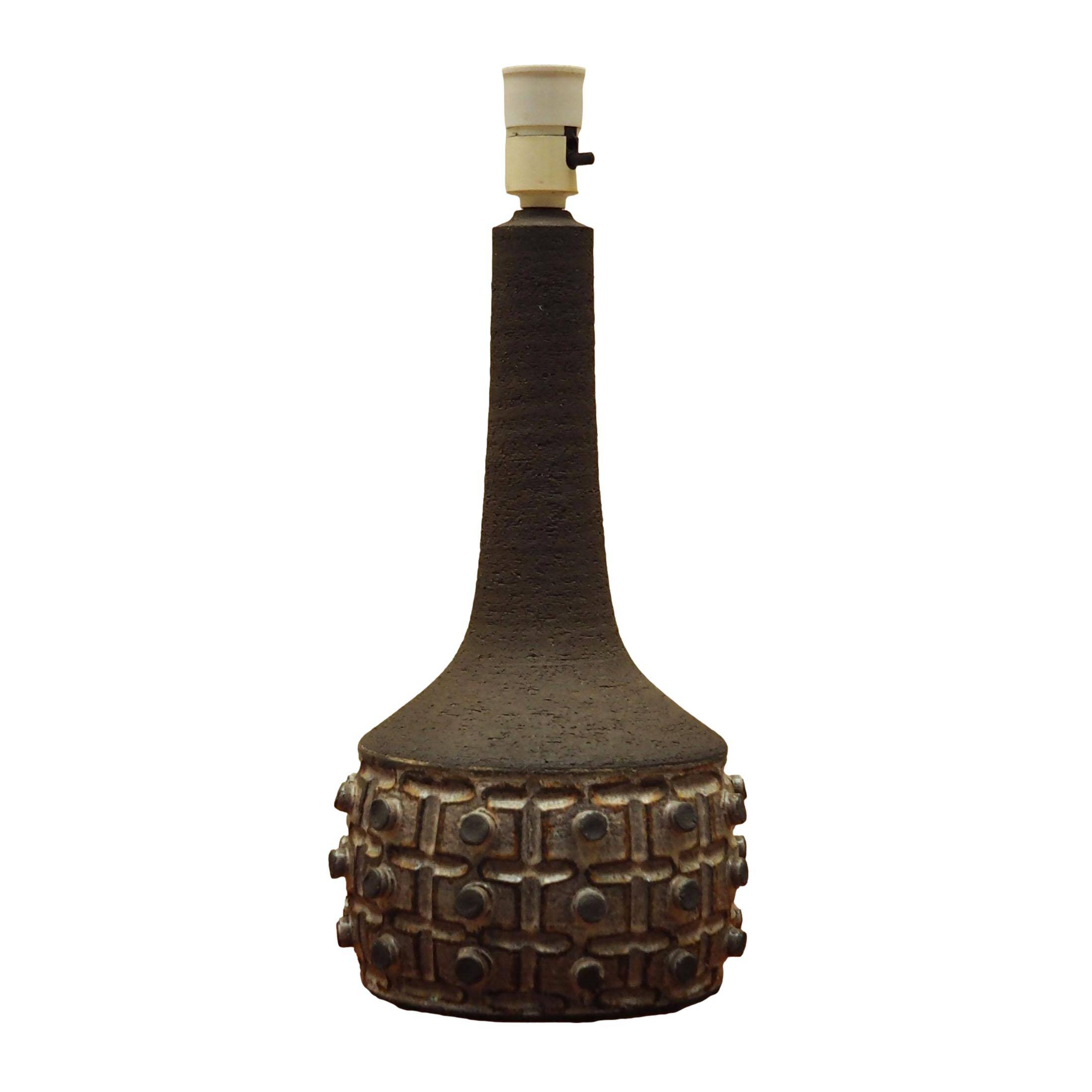 Ceramic lamp, Danish design, 1970s, production: Denmark